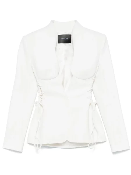 Яке Mugler бяло