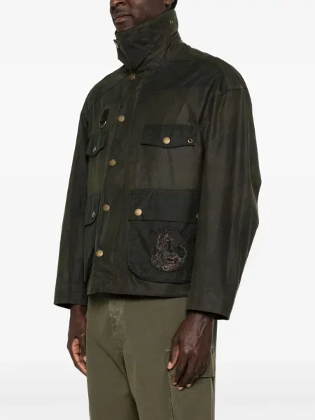 Karirani kaput Feng Chen Wang karirani zelena