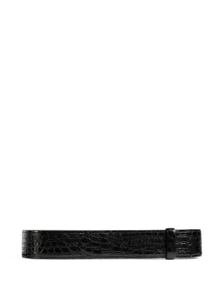 Cu centură curea Khaite negru