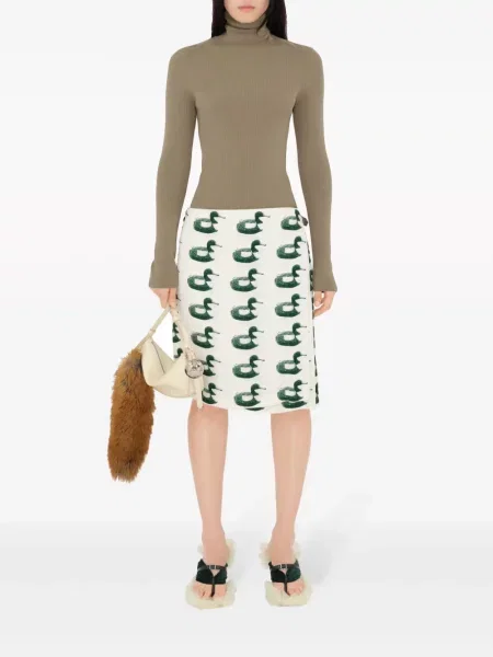 Iš natūralios odos mini odinė rankinė Burberry