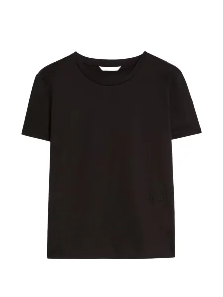 Tricou Max Mara cu broderie negru