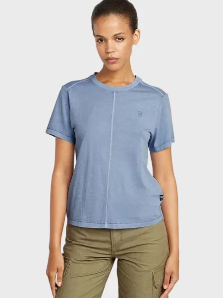 Футболка G-star Raw блакитна