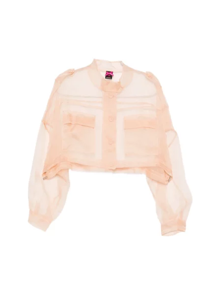 Lniana koszula Pinko różowa