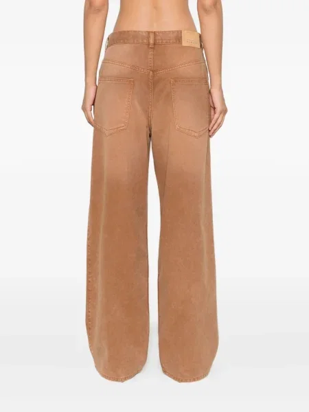 Дънки straight leg Isabel Marant кафяво