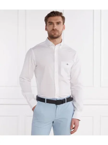 Gant Cămașă POPLIN alb