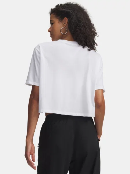 Top Under Armour scurt alb