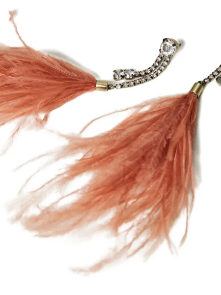 Cercei Twinset de cristal auriu