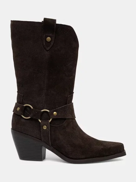 Замшевые ботинки Answear.lab коричневые