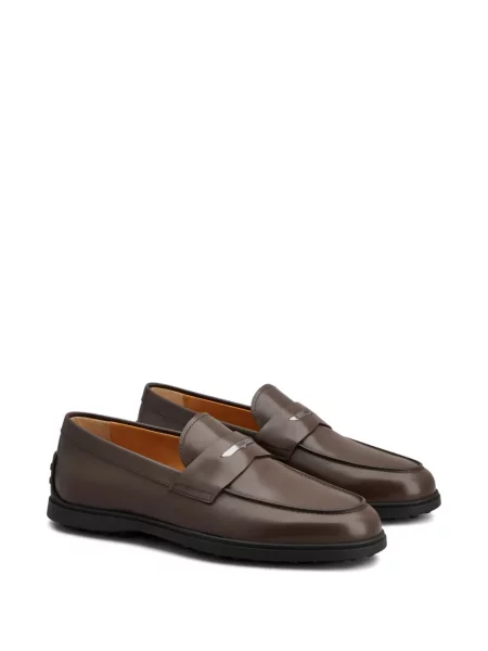 Pantofi loafer Tod's din piele maro