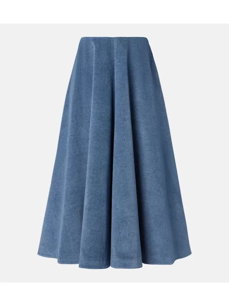 Fustă din denim Altuzarra albastru