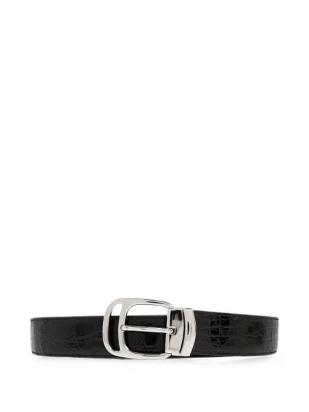 Cu centură curea Ferragamo negru