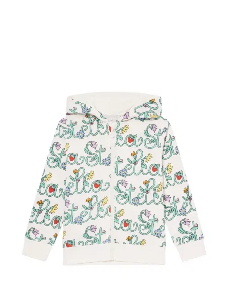 Bluza z kapturem dziecięca Stella Mccartney biała