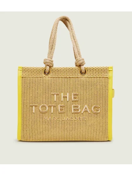 Marc Jacobs Geantă de plajă The Woven Rope Large Tote Bag bej