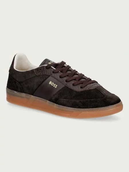Sneakers BOSS Brenta închis maro