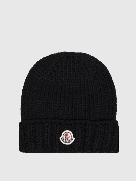 Детская шапка Moncler Enfant черная