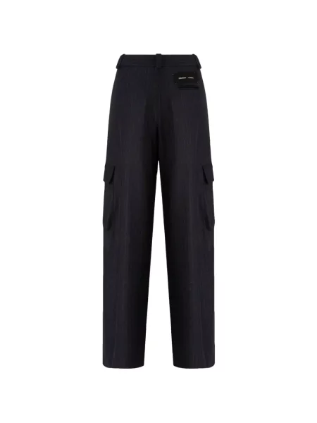 Pantaloni cargo Pinko cu imagine albastru