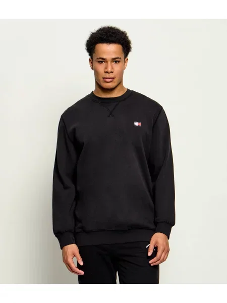 Tommy Jeans hanorac pentru bărbați cu negru