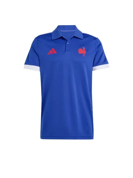 ADIDAS PERFORMANCE Majica France rugby Home supporters replica plava crvena
