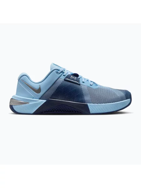 Női súlyemelő cipő Nike Metcon 10 psychic blue/blue void/metallic silver. Méret: 36 EU kék