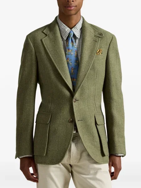 Haftowana koszulka polo Polo Ralph Lauren w paski ze sznurkiem niebieska