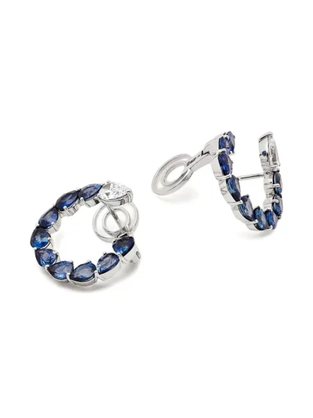 Cercei Jewels Aficionado argintiu