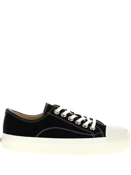 Sneakerși Moschino din canvas negru