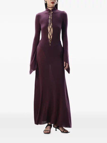 Rochie maxi Manuri violet