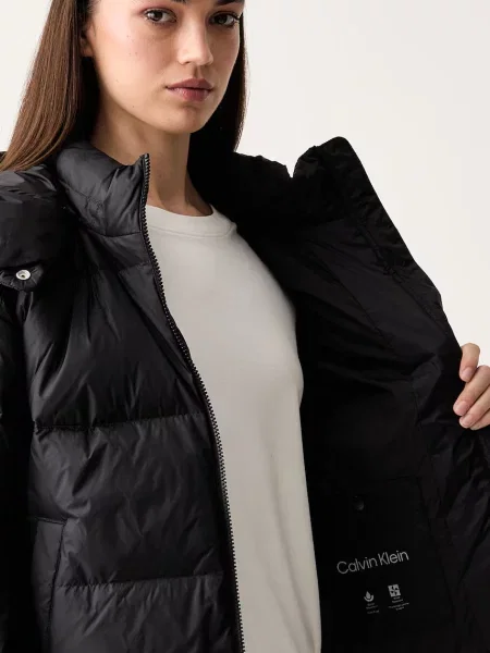 Calvin Klein Jeans пухено яке дамско черно