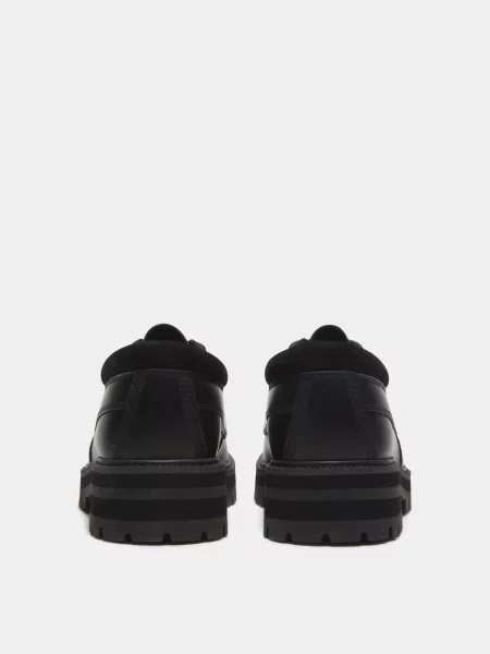 Кожаные мокасины Timberland черные