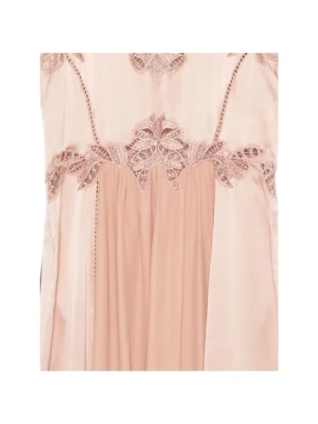 Długa sukienka maxi Alberta Ferretti różowa
