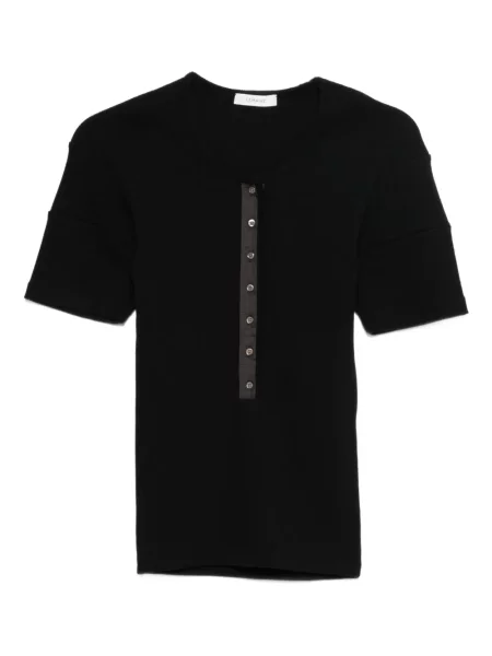 Tricou Lemaire scurt negru