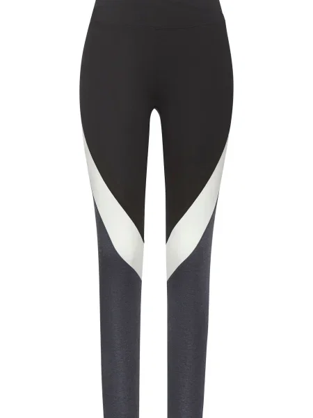 LASCANA ACTIVE Sportovní kalhoty antracitová bílá