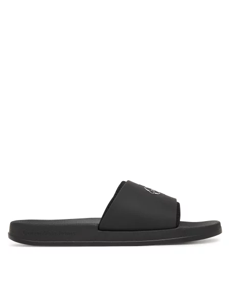 Calvin Klein Natikače Ess Slide Rubber Neoprene crna