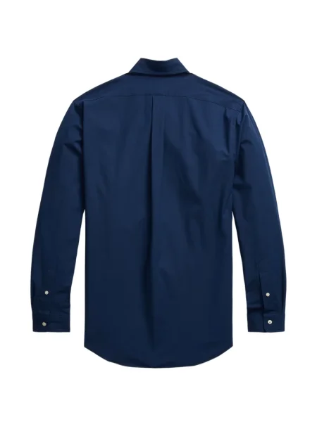 Matlasat tricou polo Polo Ralph Lauren cu decolteu rotund cu autograf roșu