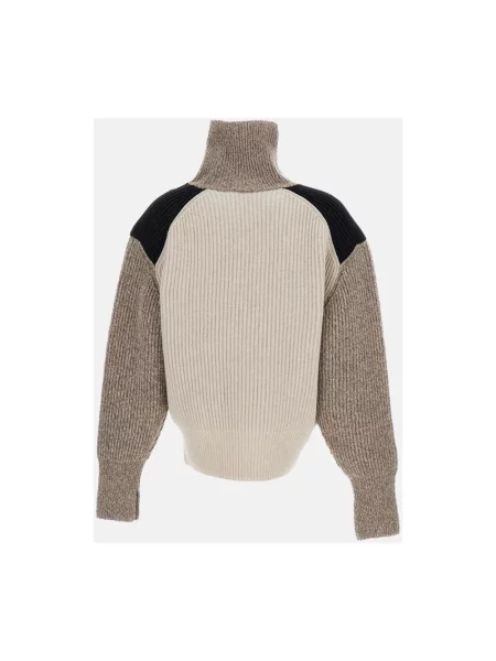 Lniany sweter Stella Mccartney szary