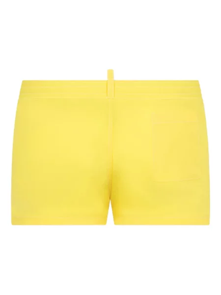 Slip de baie Dsquared2 cu autograf galben