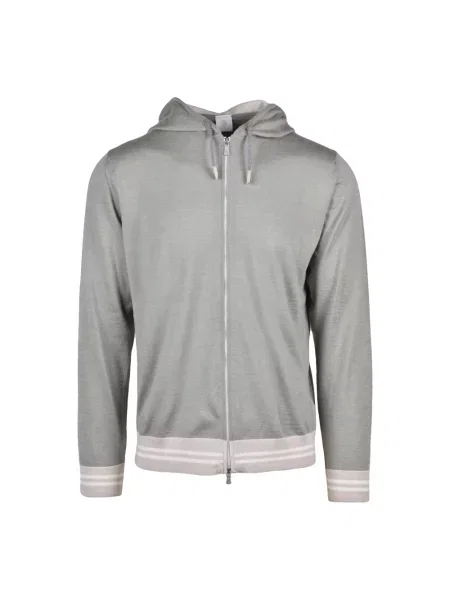 Bluza rozpinana Eleventy wełniana zielona