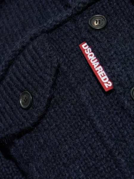 Cardigan Dsquared2 albastru