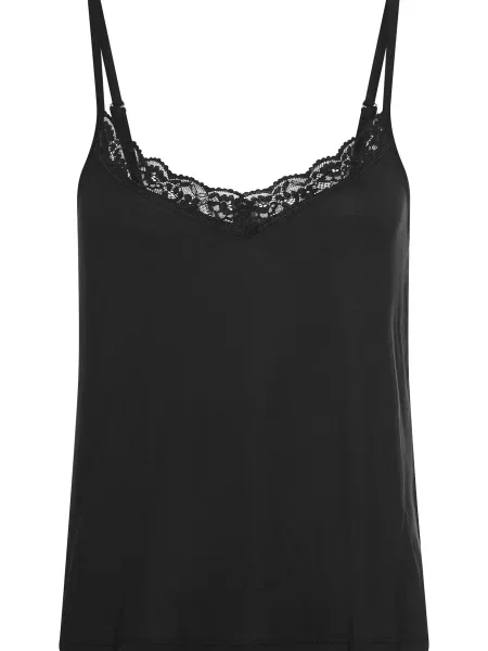 LASCANA Bluză de noapte negru