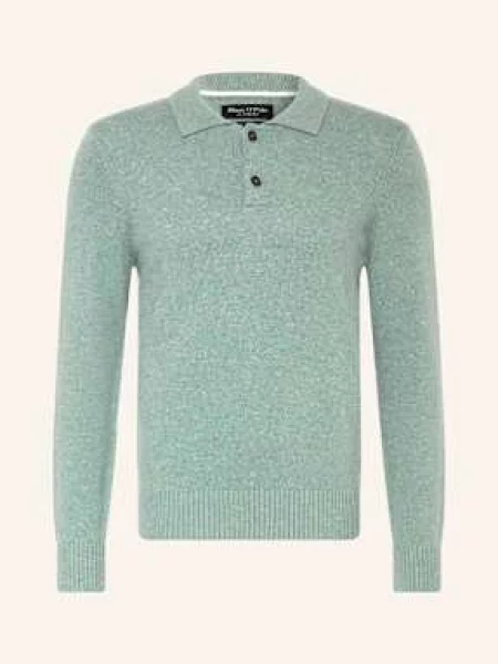 Marc O'polo Úpletová Polokošile petrolejová