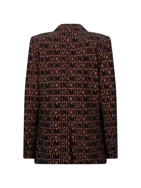 Sacou Moschino cu autograf maro