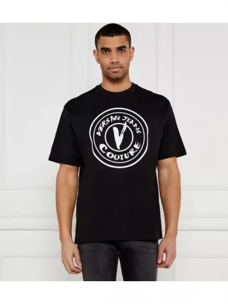 Versace Jeans Couture Póló | Relaxed fit fekete