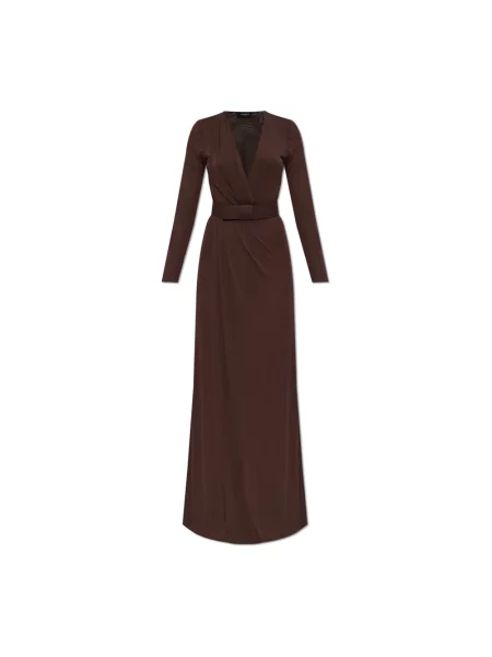 Sukienka Dsquared2 brązowa