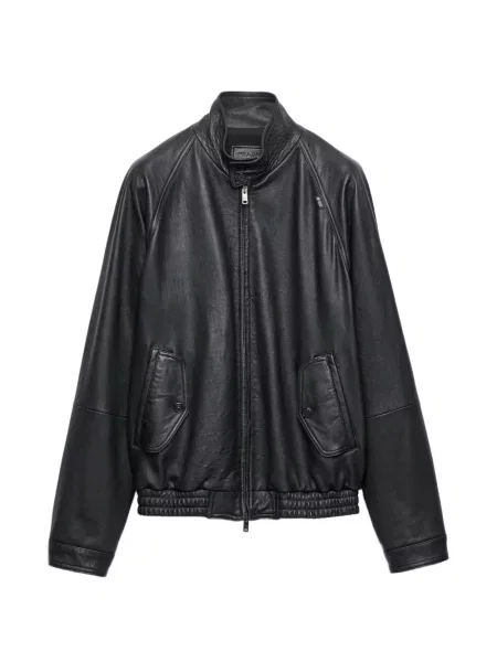 Geanta de piele Prada negru