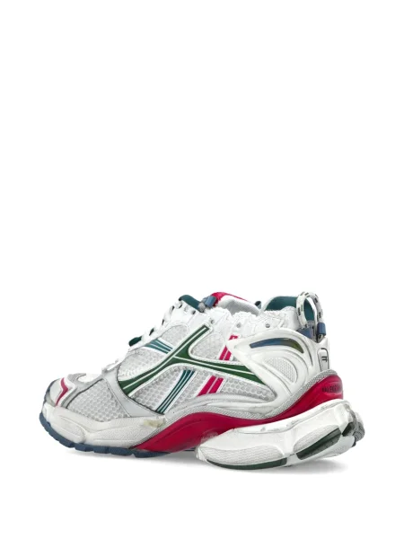 Sneakerși Balenciaga cu șireturi din dantelă alb