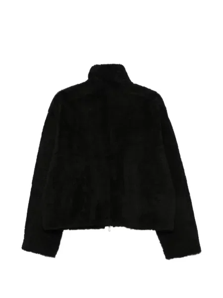 Reversibil geacă Utzon din piele de oaie negru