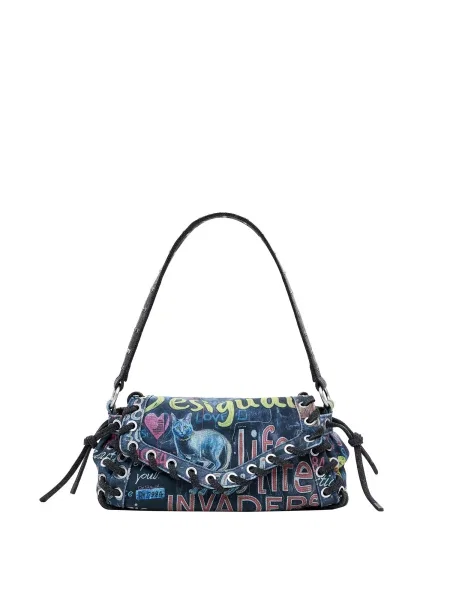 Geanta crossbody Desigual negru