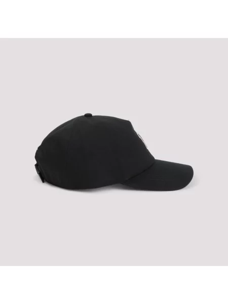 Czapka z daszkiem Moncler czarna