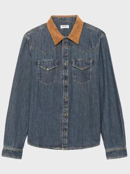 Рубашка Zadig&voltaire синяя