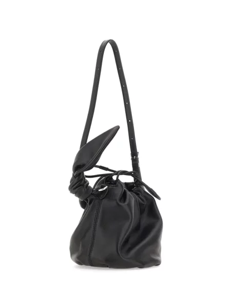 Mini geanta de piele Rotate Birger Christensen din piele mini negru